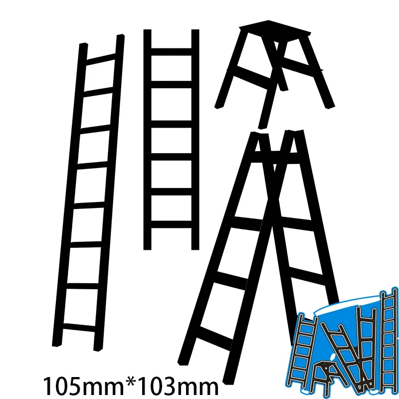 ladder metal cutting dies cut die mold Scrapbooking paper craft knife mould blade punch Template Embossing stencils