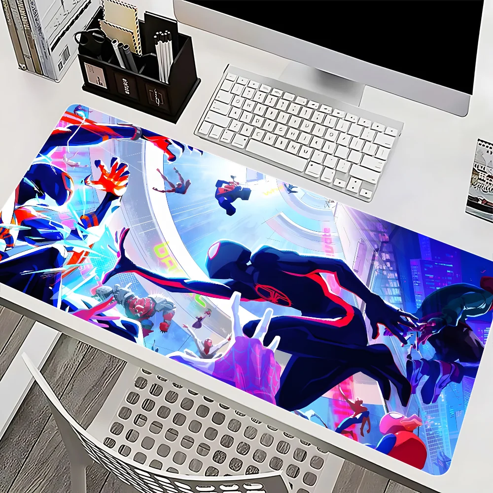 Across The S-Spider-V-Verse Mousepad Mause Pad Mouses Rug Office Accessories Desk Mat Mousepad Keyboard Gaming Pc Mats Xxl Large