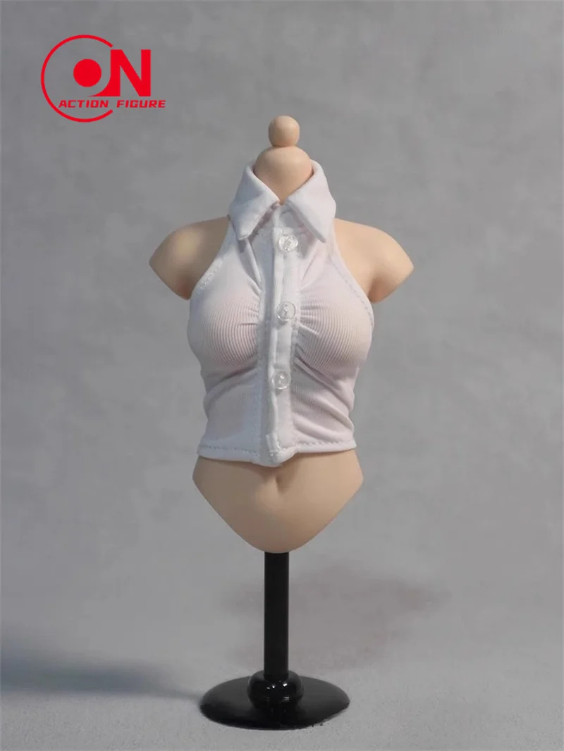 DMTOYS DF074 1/6 Women Sleeveless Shirt Leather Short Skirt Workplace Secretary Clothing For 12" Soldier Action Figure Dolls #6