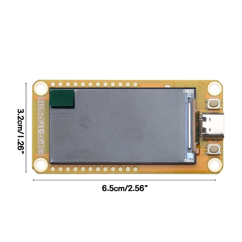 Esp32 para lvgl wifi placa desenvolvimento compatível com módulo lcd tft tela digital 1,9 polegadas,