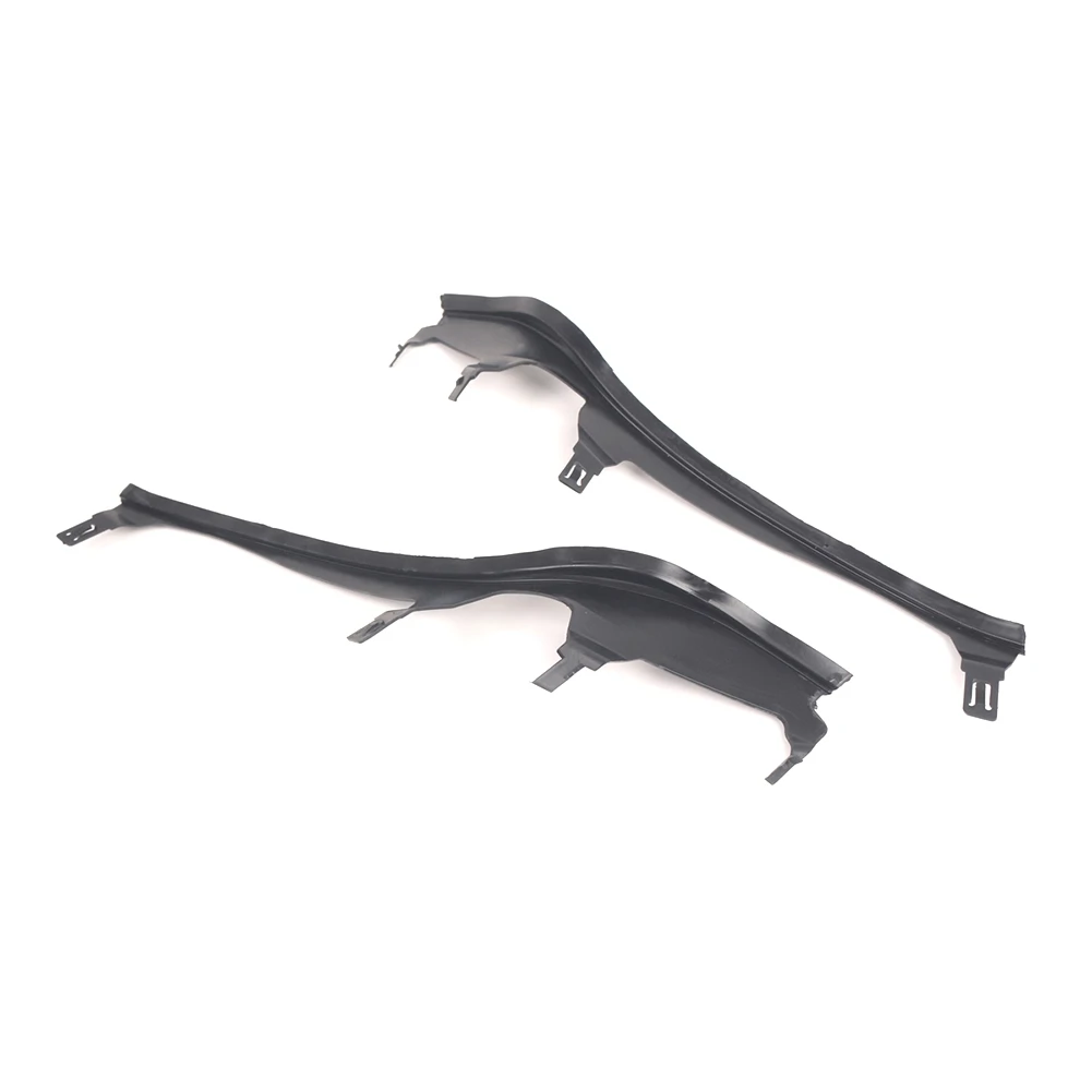 

Left&Right Front Upper Headlight Cover Strips Trims Headlight Sealing Strip Gasket For Bmw 3 Series E46 2003-2005