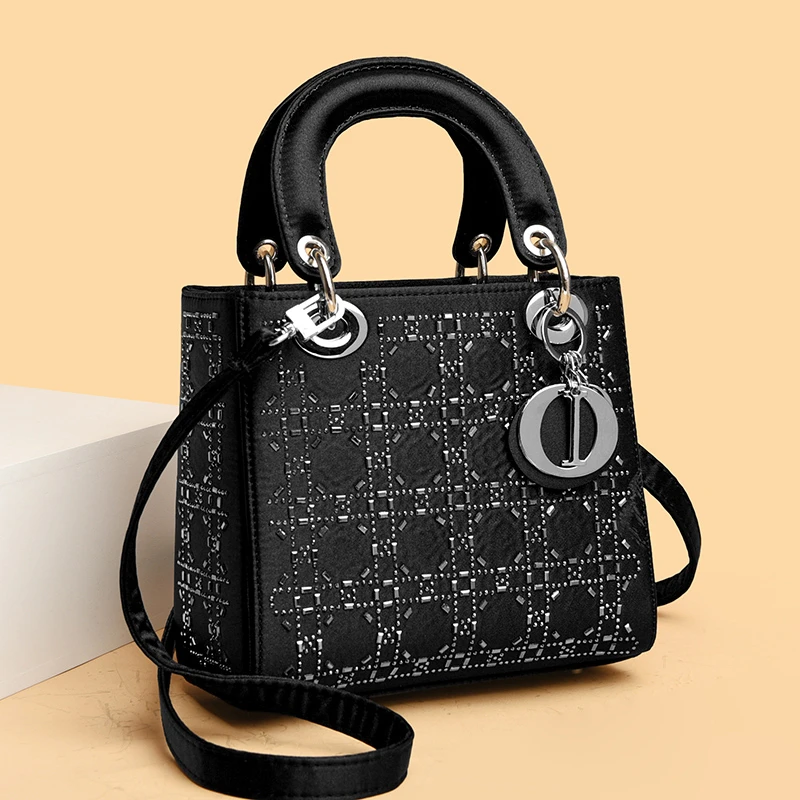 Borsa a tracolla da donna vintage Couture Artisan Borsa a tracolla classica in pelle di lusso di fascia alta