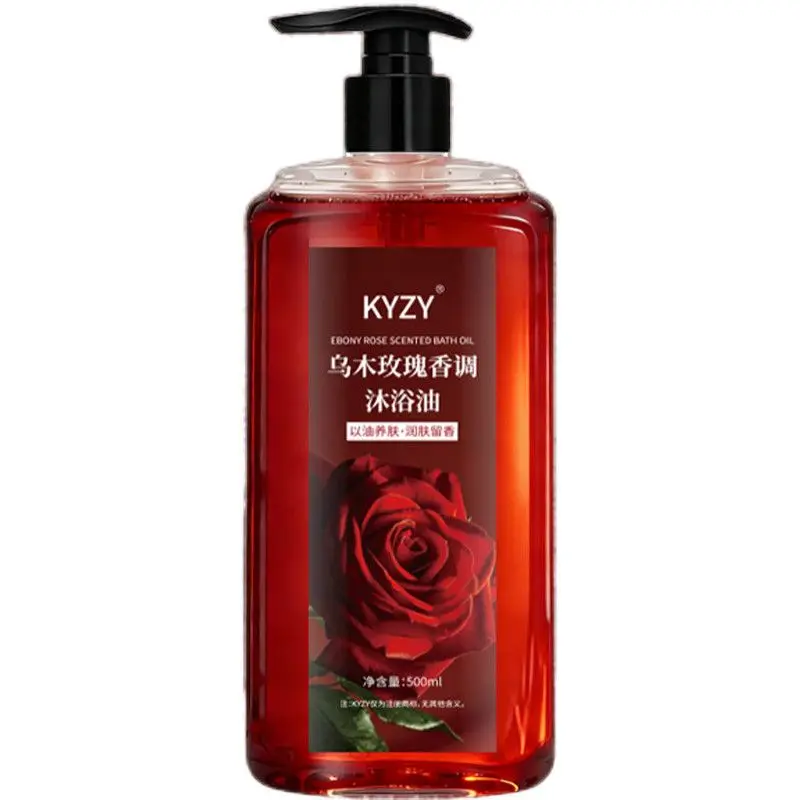 Oud Rose Shower Oil, All-Season Hydration & Brightening, Nourishes Skin, Controls Oil, with Long Lasting Luxurious Fragrance
