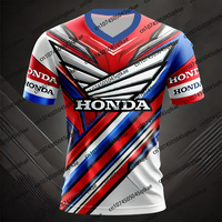 Fashion Off-Road Motorcycle Riding T-Shirt Chatgpt Design Fast Drying Breathable Short Sleeved Men Women's Honda Riding Jersey