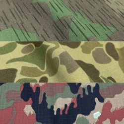 Nylon Cotton Splintertarn Camouflage Fabric Duck Hunter Swiss M70 Alpenflage Camo Ripstop Cloth Military Uniform DIY