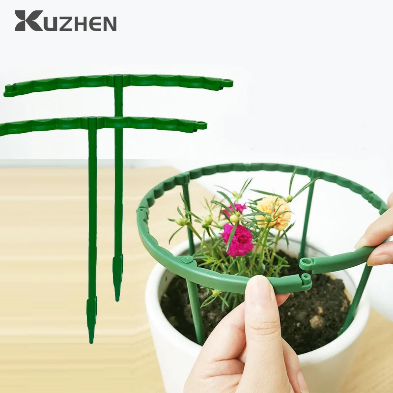 

Multi-layer Double-layer Gardening Flower Stand Plant Climbing Vine Stand Orchid Green Tree Anti-toppling Leaf Support Stand