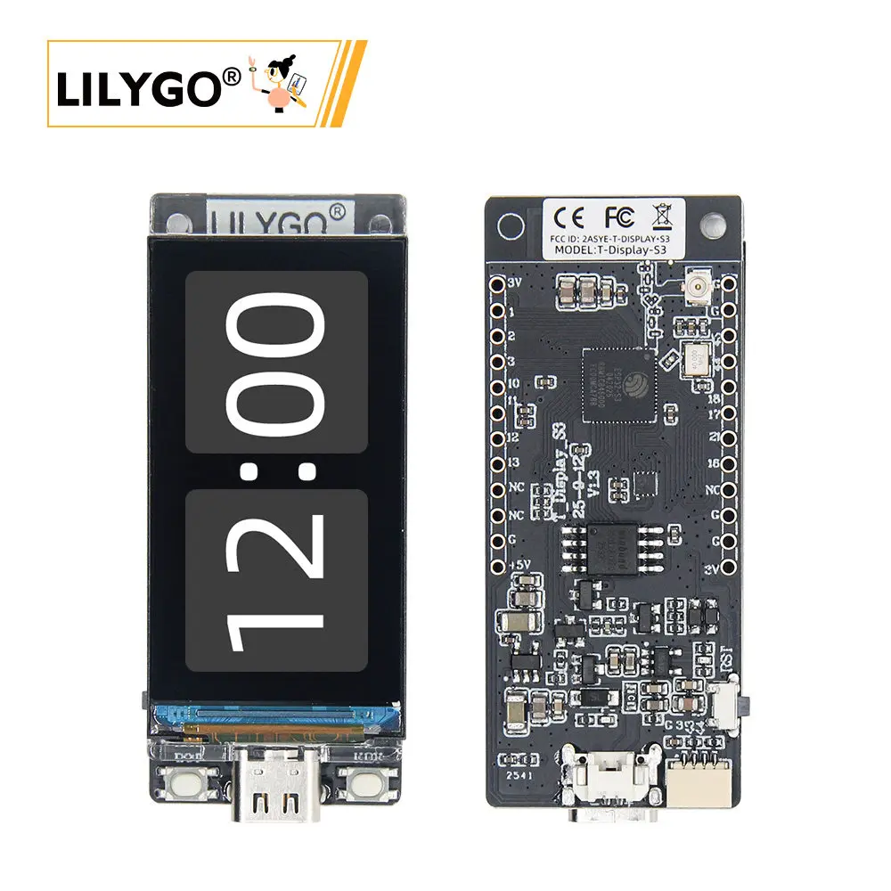 LILYGO® T-Display-S3 1.9-inch LCD Display Development Board, WIFI Bluetooth 5.0 Wireless Module