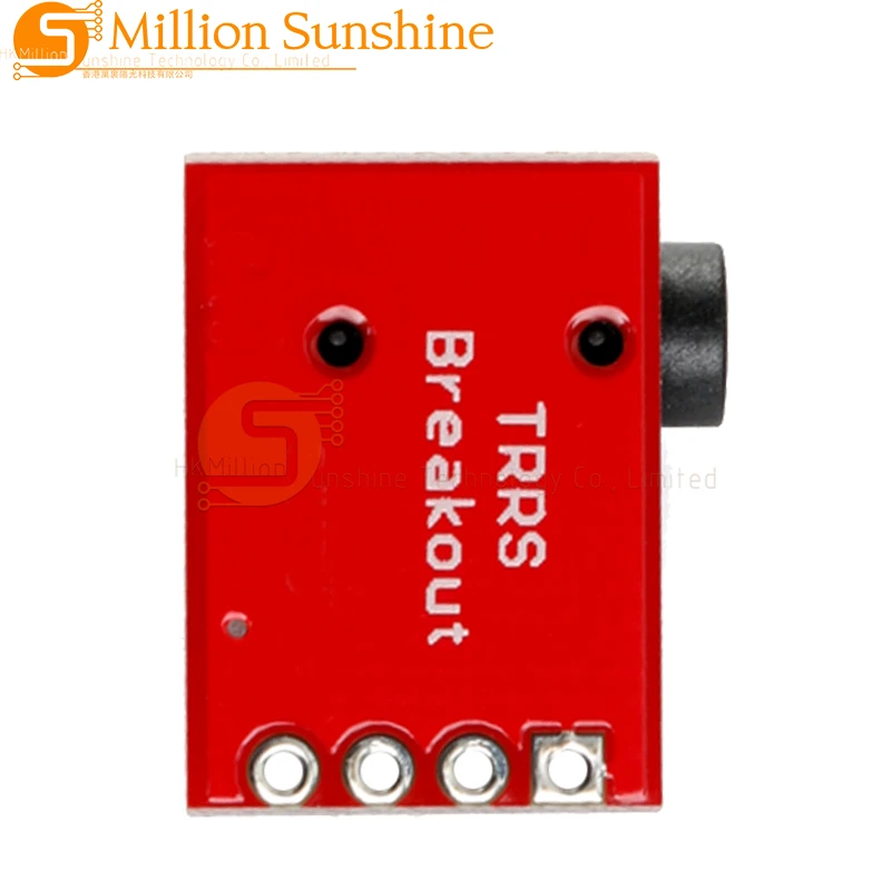 3.5mm Plug Jack Stereo Plastic Metal TRRS Headset Audio Socket Breakout Board Extension Connector Module 3.5mm jack