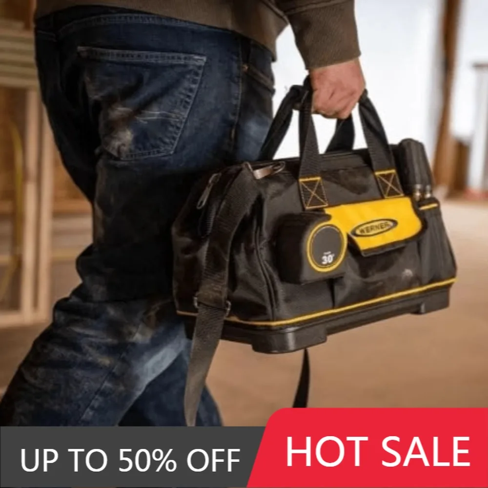 1680D Tool Bag Thickened Multi-functional Electrician Storage Tools Bag Tool Organizer Wear-resistant Tools Packaging