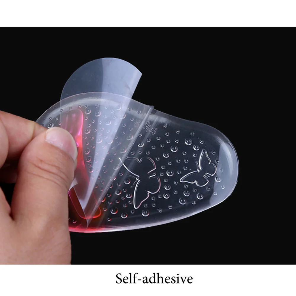 1Pairs Soft Flip Flop Gel Cushions Pad Toe Protectors for Thong Sandal Inserts Guards Insoles Shoes Grip Pads Metatarsal Pad