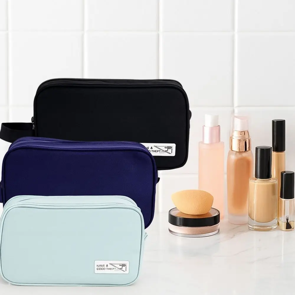 Tragbare Reise-Kosmetiktasche mit Trocken- und Nasstrennung, handgehalten, große Kapazität, Wasch-Kulturbeutel, staubdicht, Reise-Make-up-Tasche für Zuhause