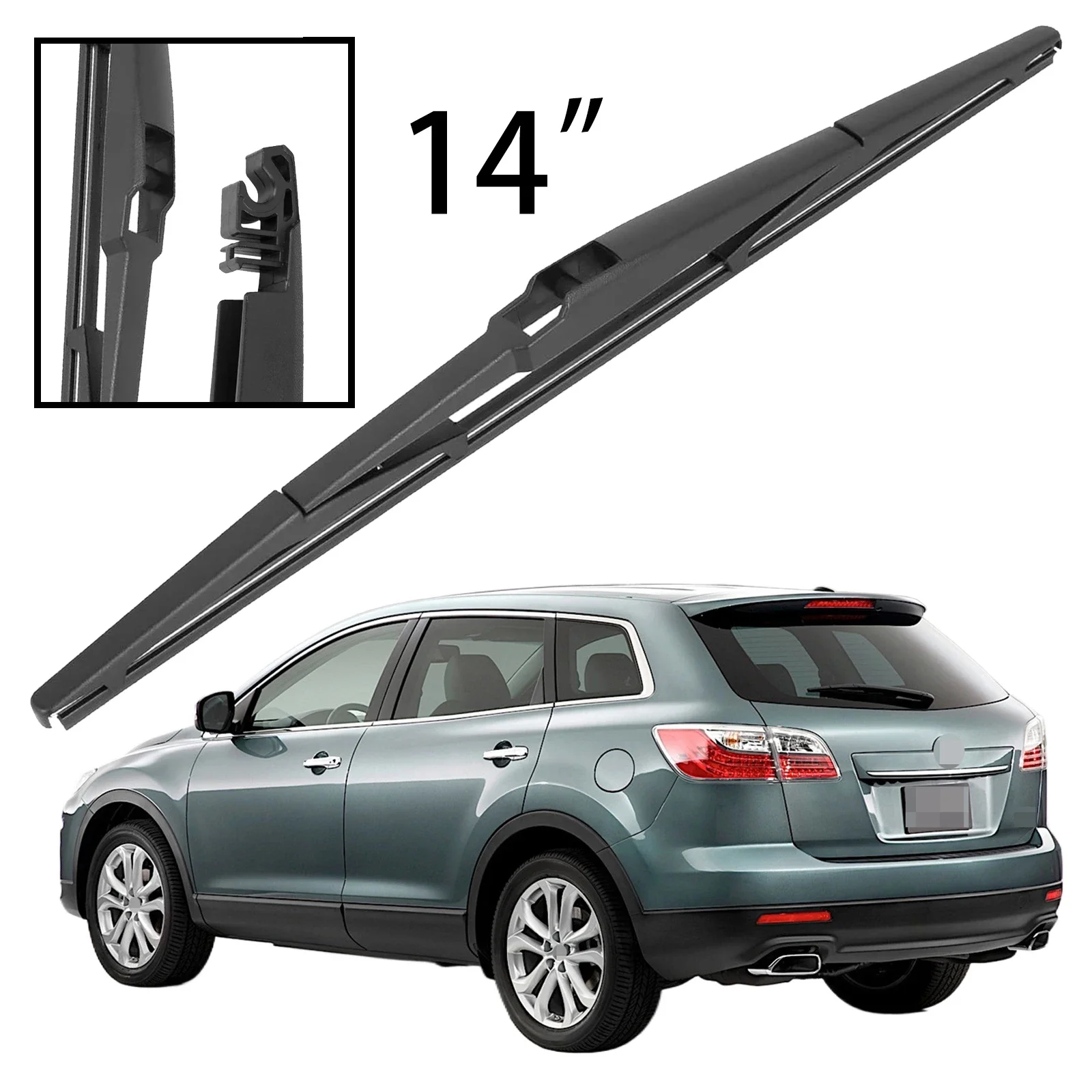 

14" Rear Windshield Windscreen Washer Wiper Blade For Mazda CX-9 CX9 MK1 2007-2015 Car Accessories Accsesories