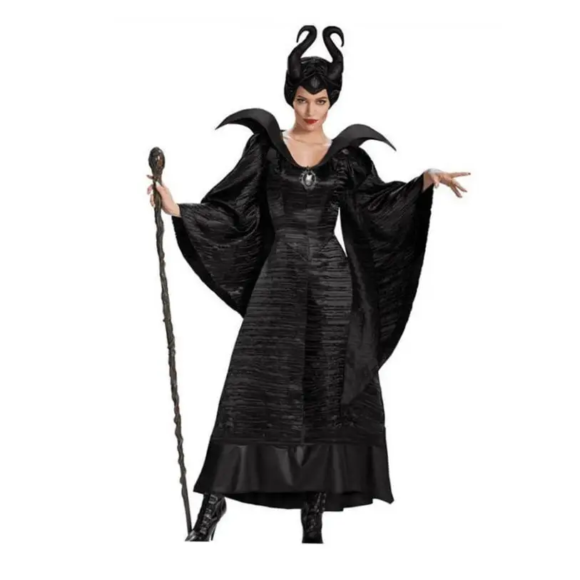 ชุดแม่มด ชุดปีศาจ สำหรับงานเลี้ยงฮาโลวีน ชุดผู้หญิง ชุดดั้งเดิมของจีน ชุดการแสดง ประจำฤดูใบไม้ร่วง 2024 สินค้ามาใหม่