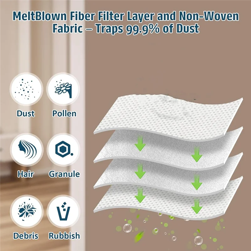 

【STOKED】Dust Bags For Roborock Q5+, Q5 Pro+, Q5 Duoroller+, Q5 Max+ Plus, Q7+, Q7 Max+, Q8 Max+, S8 Pro Ultra, Q10 Vacuum Bags