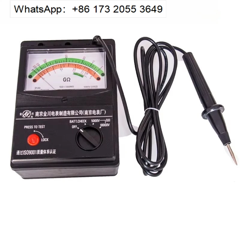 3123 3122 3121 High Voltage Insulation Resistance Tester Me-gger Meter 5000V 10000V