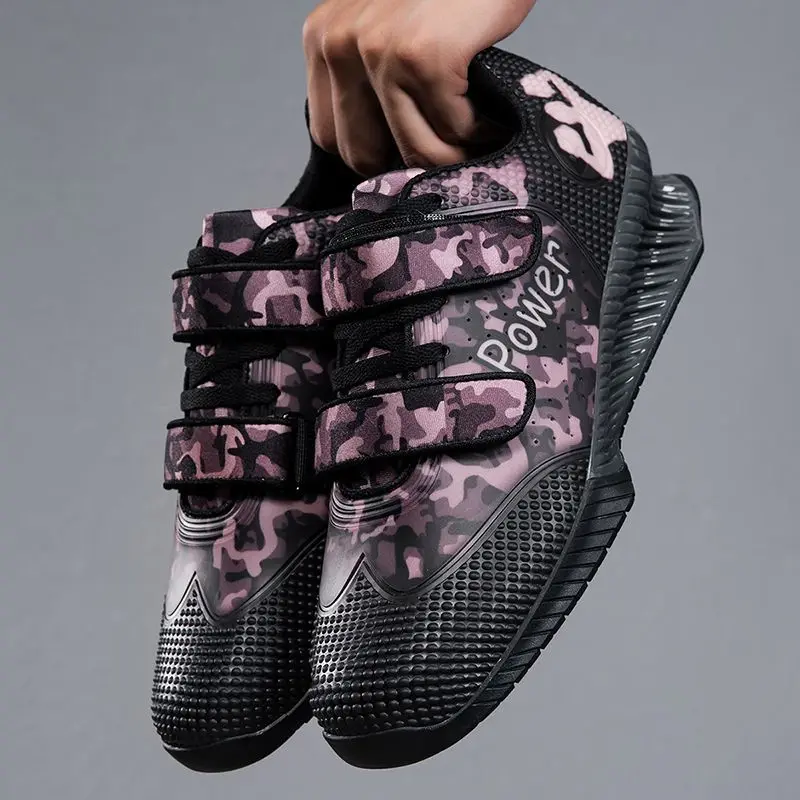 Mens Womens Professional Weightlifting Shoes Indoor Fitness Training Cross-trainer Shoes Squat Gymnastics Shoes EVA Soles