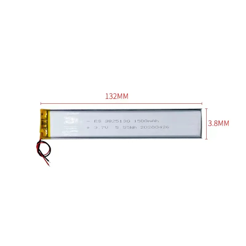 buy more will cheap 3825130 3.7V 1500mah smart speaker battery children's early education machine lithium  smart lock battery