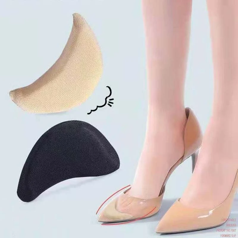 Toe Plug Forefoot Pad Adjust Shoe Size High Heel Sole Anti-slip Pad for Sandals Cushion Soft Women Comfortable Sponge Insoles