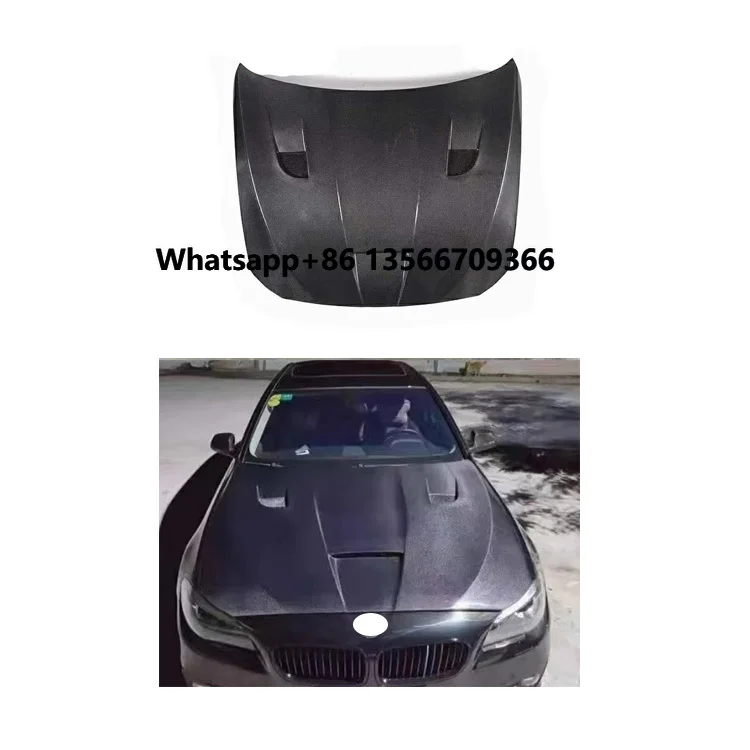 

Factory Wholesale Auto Parts Front Bonnet Combat Style Carbon Fiber Engine Hood Covers for BMW 5 Series F10 F18 Hoods 2010-2016
