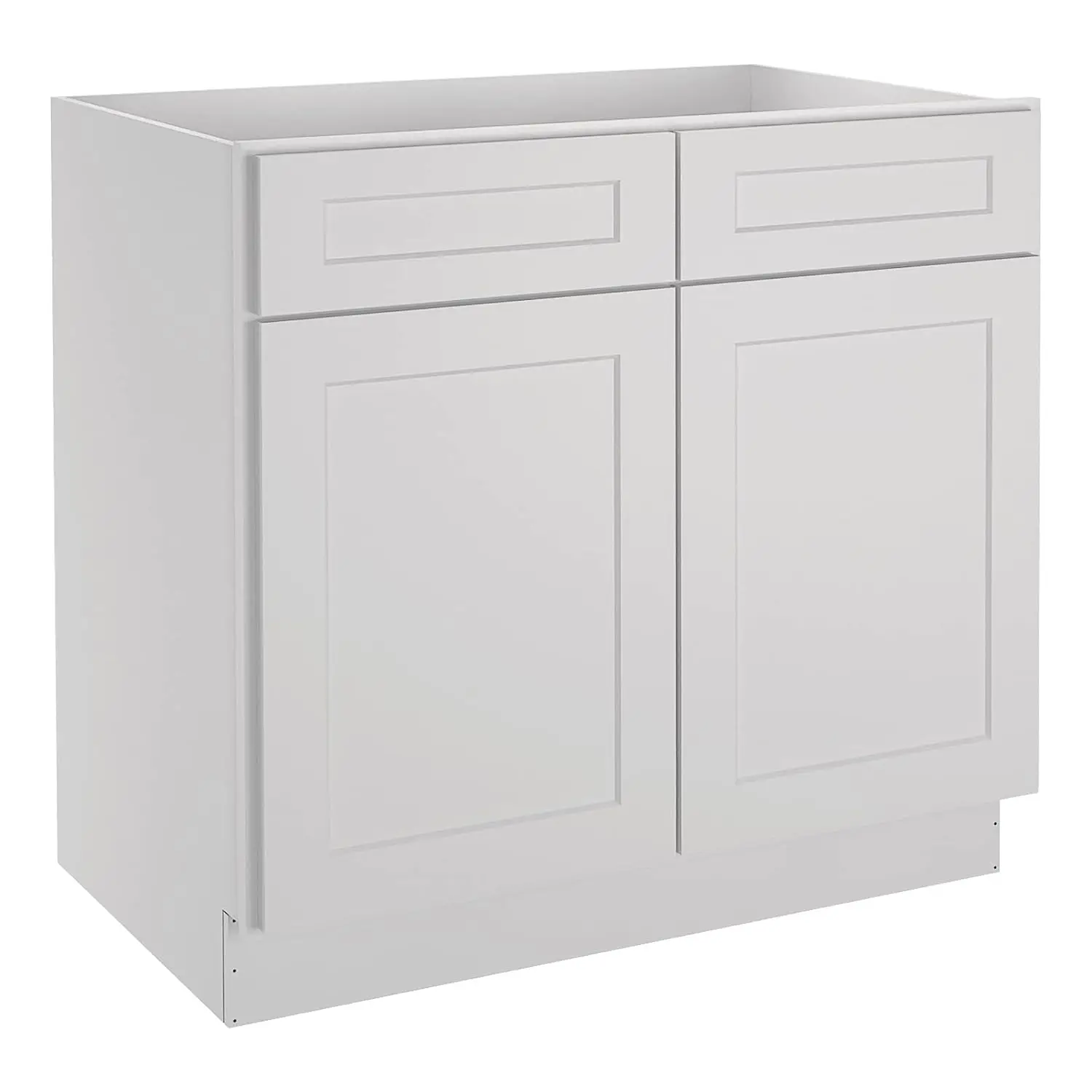Kitchen Base Cabinet Sideboard Storage with 2 Drawers & Adjustable Shelf Entryway Organizer 36