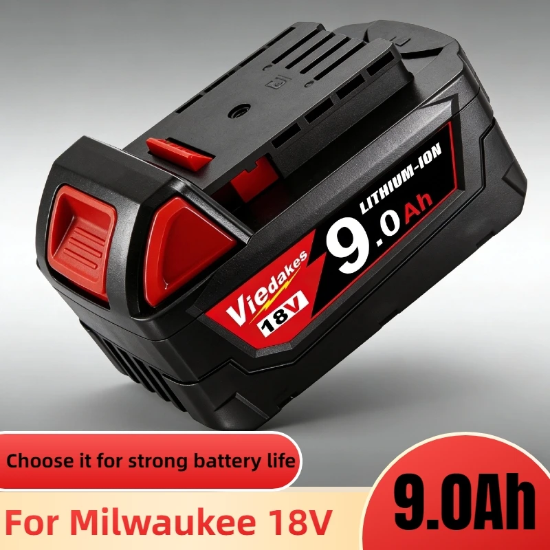 

18V 9.0Ah For Milwaukee M18 Battery Li-Ion Replacement Battery, For Milwaukee 18V M18 48-11-2830 0730-20 Tool battery.