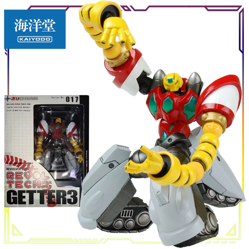 KAIYODO Original REVOLTECH Getter Robot หุ่นยนต์เก็ตเตอร์ ซีรีส์ A Tower รุ่น Getter 1 Renewal Ver ของสะสมโมเดลแอคชั่นฟิกเกอร์จากอนิเมะ ของเล่นสำหรับเด็กผู้ชาย