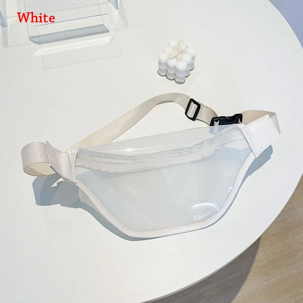 

Women Waterproof Laser Transparent Crossbody Chest Bags Waist Bags Fanny Pack Unisex Hip Bag