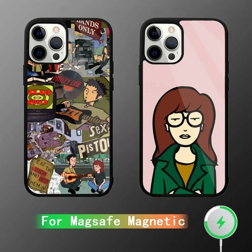 

C-Cool-D-Daria Phone Case For iPhone 16,15,14,13,12,11,Pro,Max,Plus,Mini,SE New Magsafe Magnetic Wireless Charging