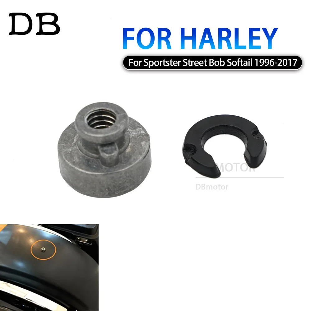 

1PCS/5PCS Motorcycle Quick Release Rear Fender Seat Nut Kit For Harley Sportster Street Bob Softail Bolt Easy Grip Quick Releas