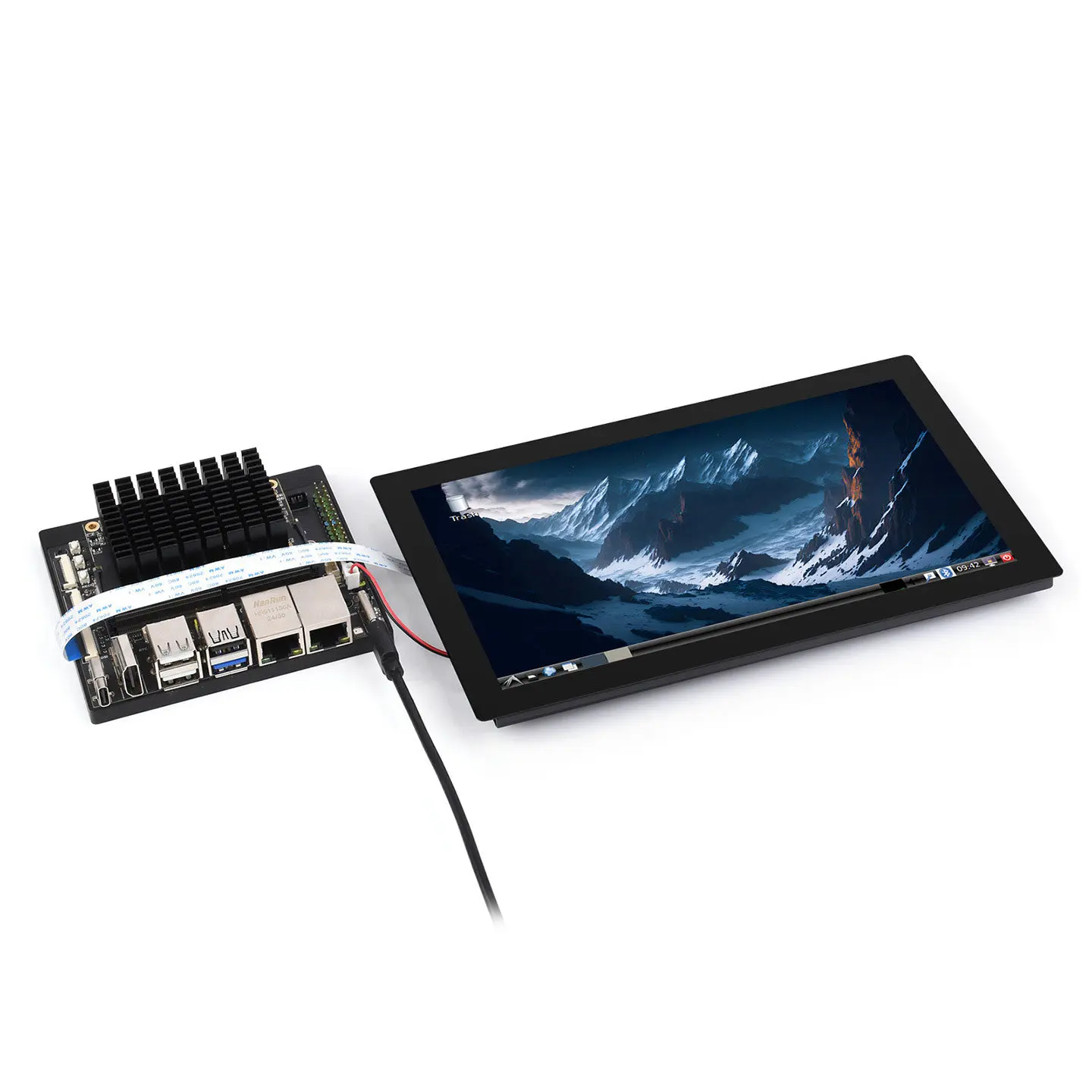 Woli WeiXue Raspberry Pi 4 5 9 inch DSI high color gamut display IPS capacitive touch 720 1280 resolution
