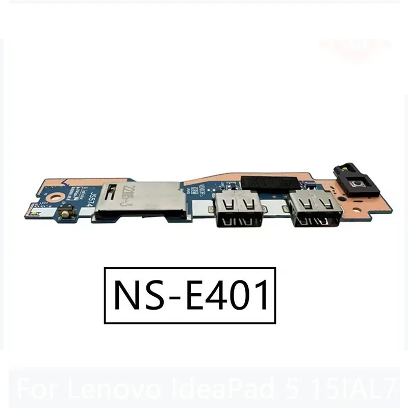 USB SD Card Reader Audio Board NS-E401 5C50S25369 for Lenovo IdeaPad 5 15IAL7 82SF