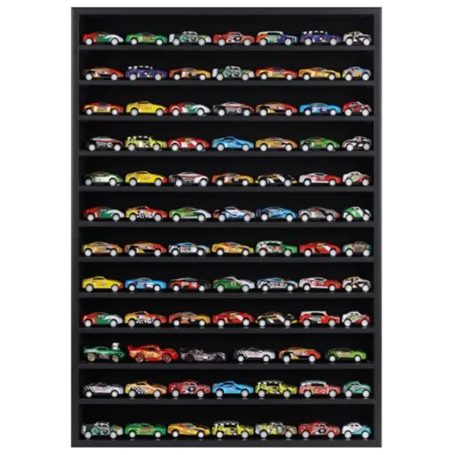 

Open Front Hot 1:64 Scale Toy Cars Wheels Matchbox Display Case Die-cast Model Cars Storage Cabinet - NO Door Cover in The Fron