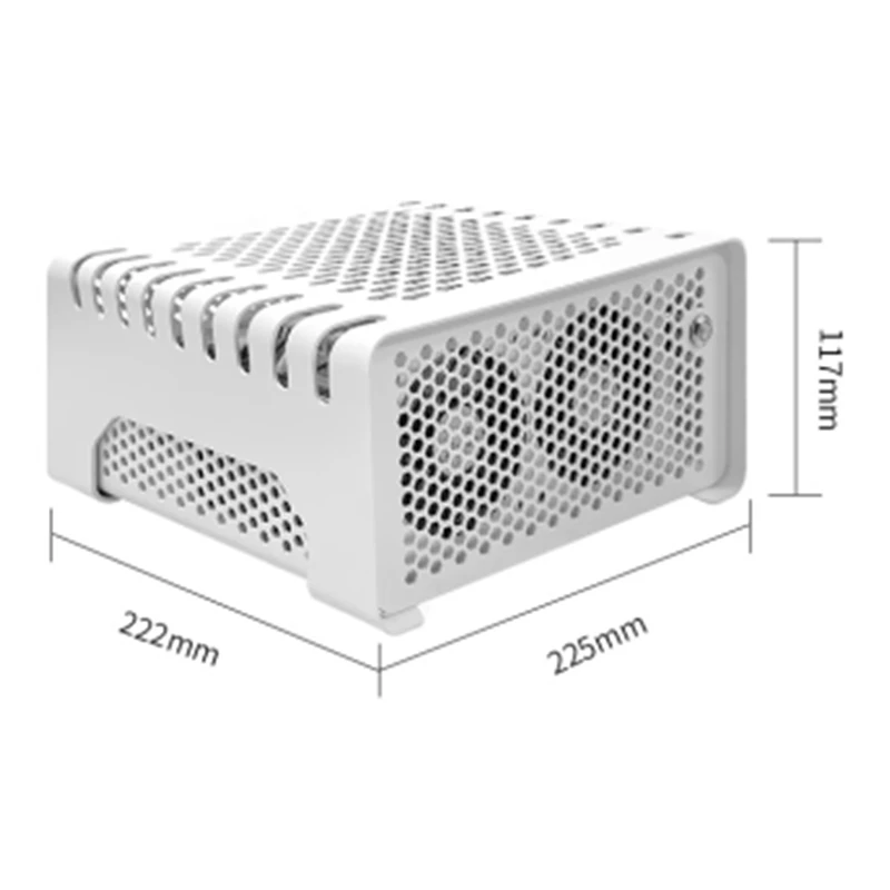 حقيبة كمبيوتر سطح مكتب صغيرة ، حالة إبداعية أفقية HTPC ، غرفة المعيشة Mini ITX