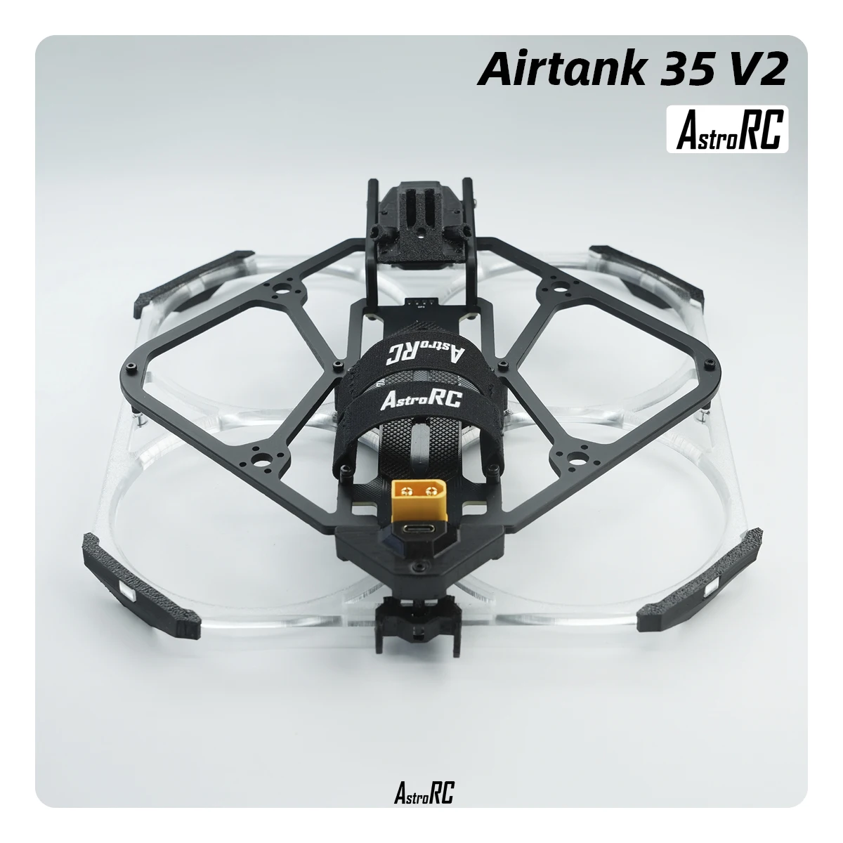 [Monture 3,5 pouces] AIRTANK 35 V2 Cadre Cinewhoop canalisé amélioré avec protections d'accessoires de protection par AstroRC