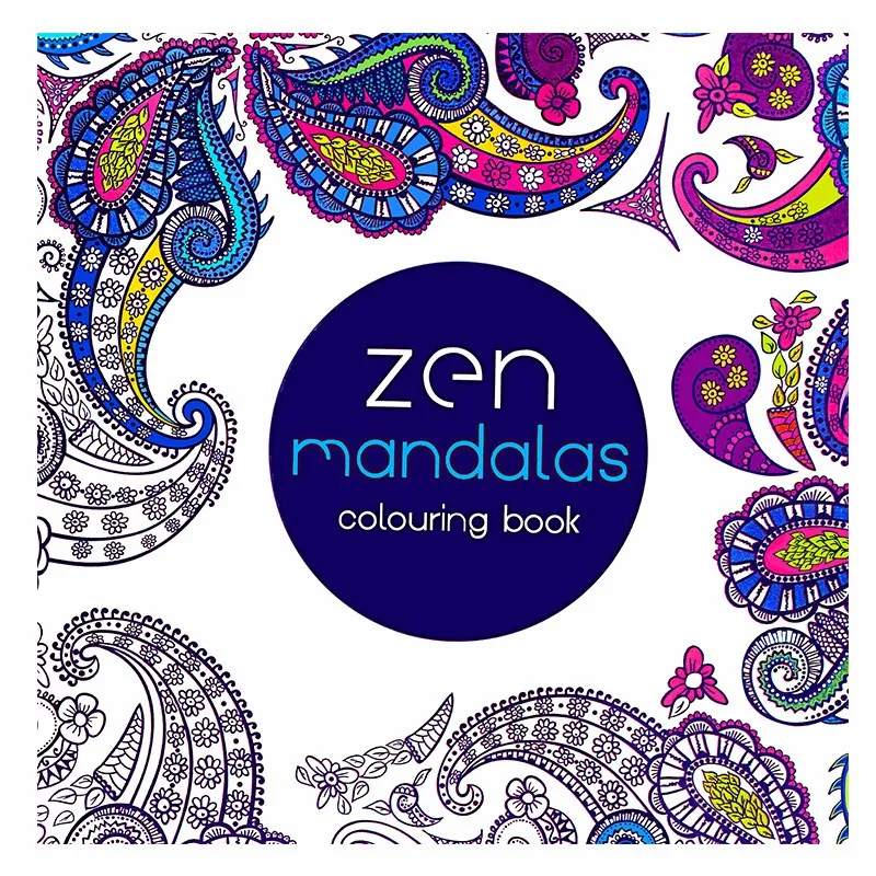 24 Pages Mandalas Antistress Adult Coloring Books For Adults Livre Cloriage Kids Art Book