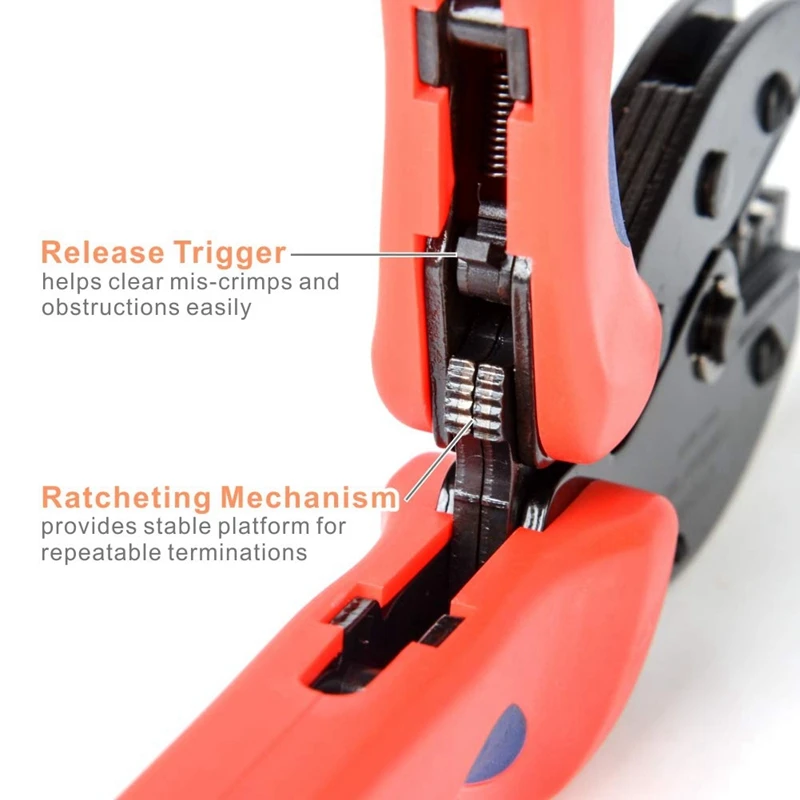 PV Crimping Tool For PV Connector Solar Cable 2.5/4/6Mm2, PV Crimp Tools For DIY Solar Power System Easy To Use