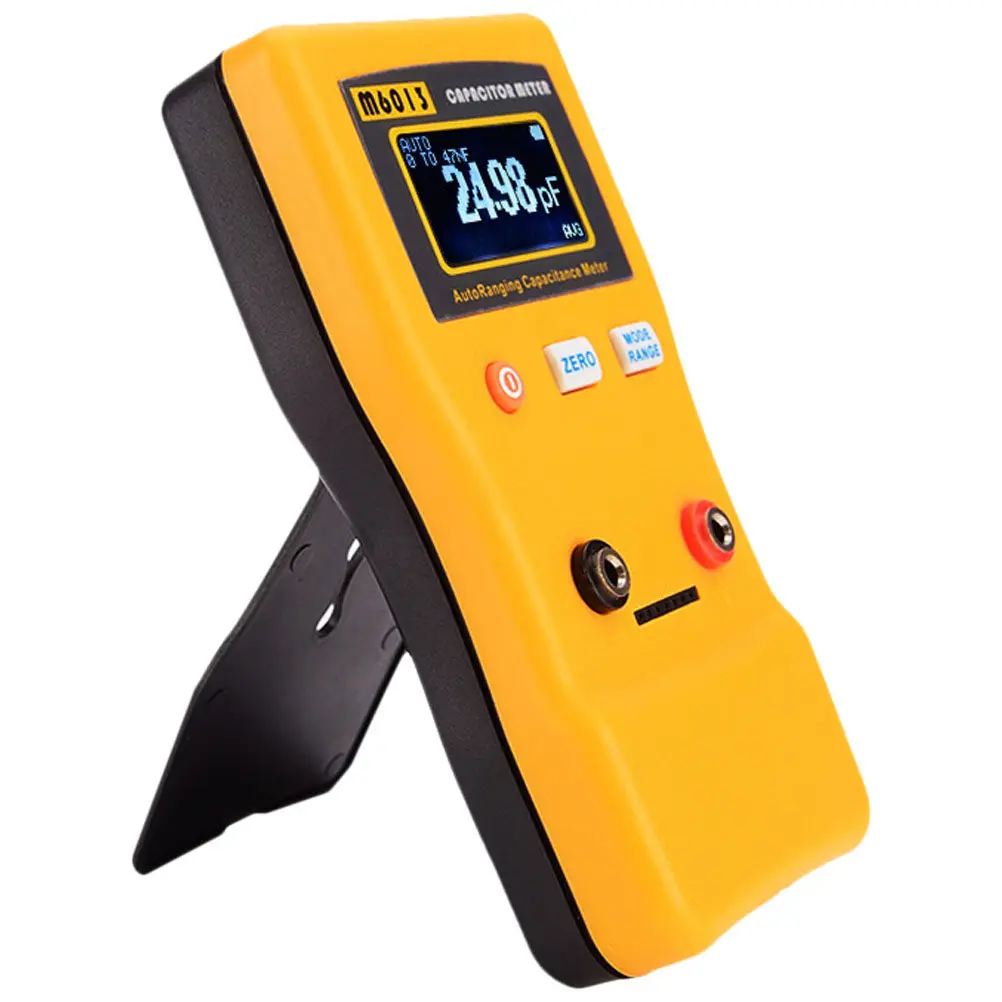 

Digital Capacitance Meter Auto-Ranging Capacitor Tester for Electronic Circuit Repair Field Work Capacitor Measurement Tool