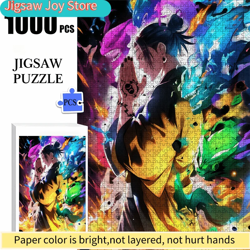 

Популярный пазл на тему аниме-арт-дизайна — крутые персонажи аниме — толстый и прочный бесшовный пазл для взрослых, идеально подходит для подарков на день рождения.