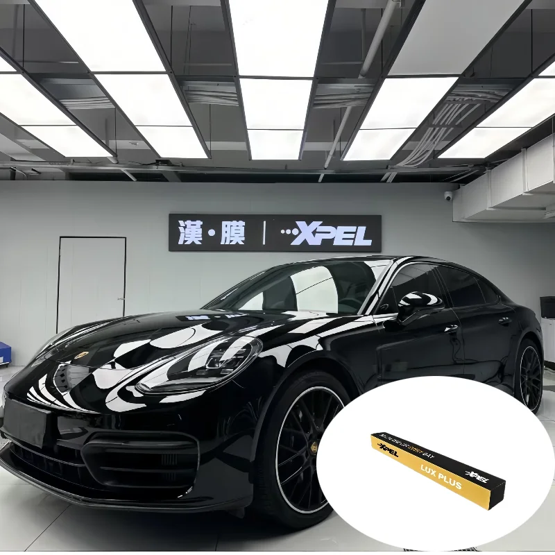 

Ярко-черная защитная пленка для краски, самовосстанавливающаяся, против царапин, американский оригинальный XPEL PPF, гарантия 10 лет, ТПУ PPF