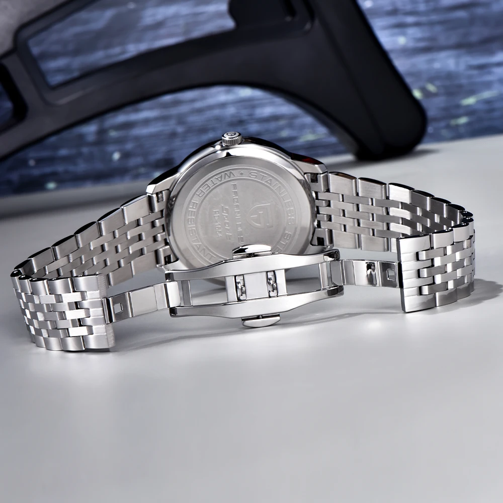 PAGANI DESIGN 2026 New Mens Quartz Watch Business Fashion New Stainless Steel Strap 100M Water Resistant Japan VH65 Movement - view 2
