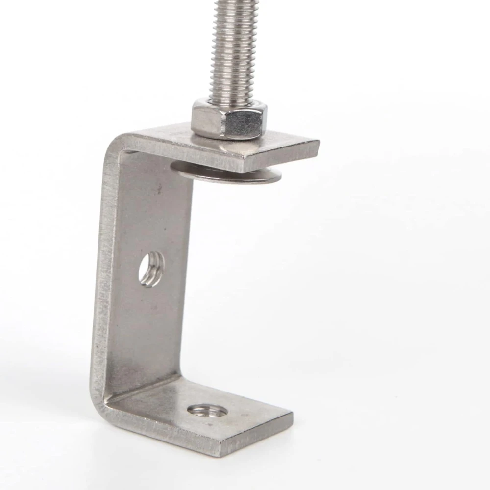 Sonny Brook Hams 2 pezzi morsetto a C in acciaio inossidabile 304 65MM morsetto a C per carichi pesanti lavorazione del legno morsetto tigre morsetto a ganascia larga regolabile