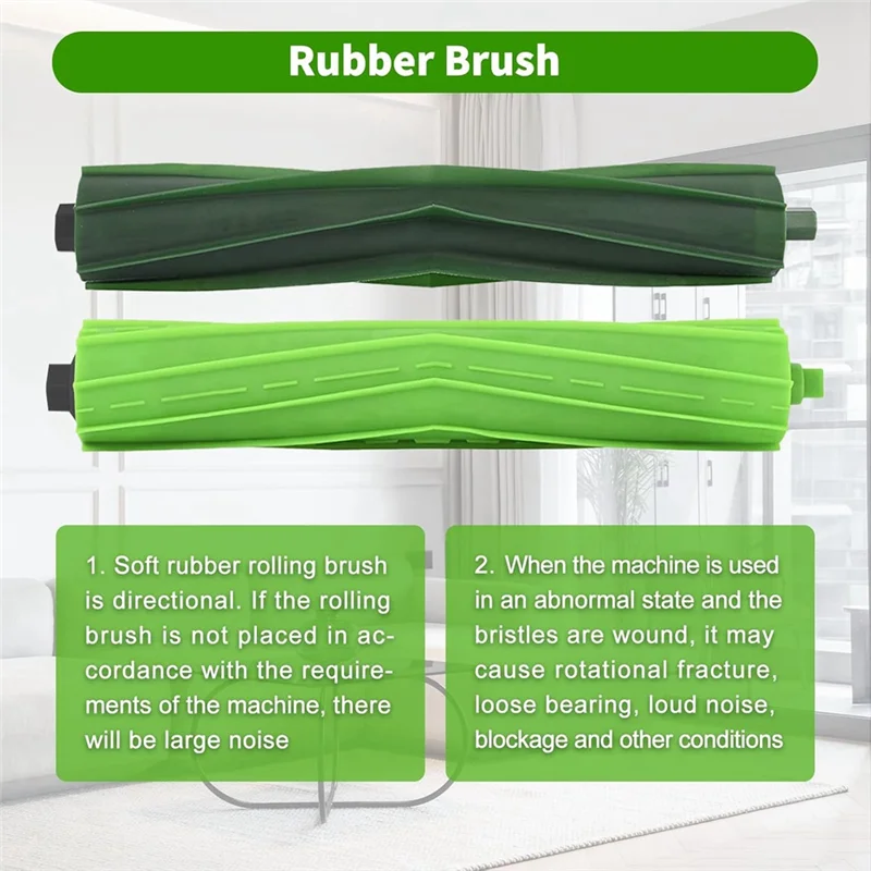 

T83C-Replacement Parts For Roomba Combo J5+ I5+ Puls Vacuum Accessories Roller Brushes Filters Mop Pad Side Brush Dust Bags