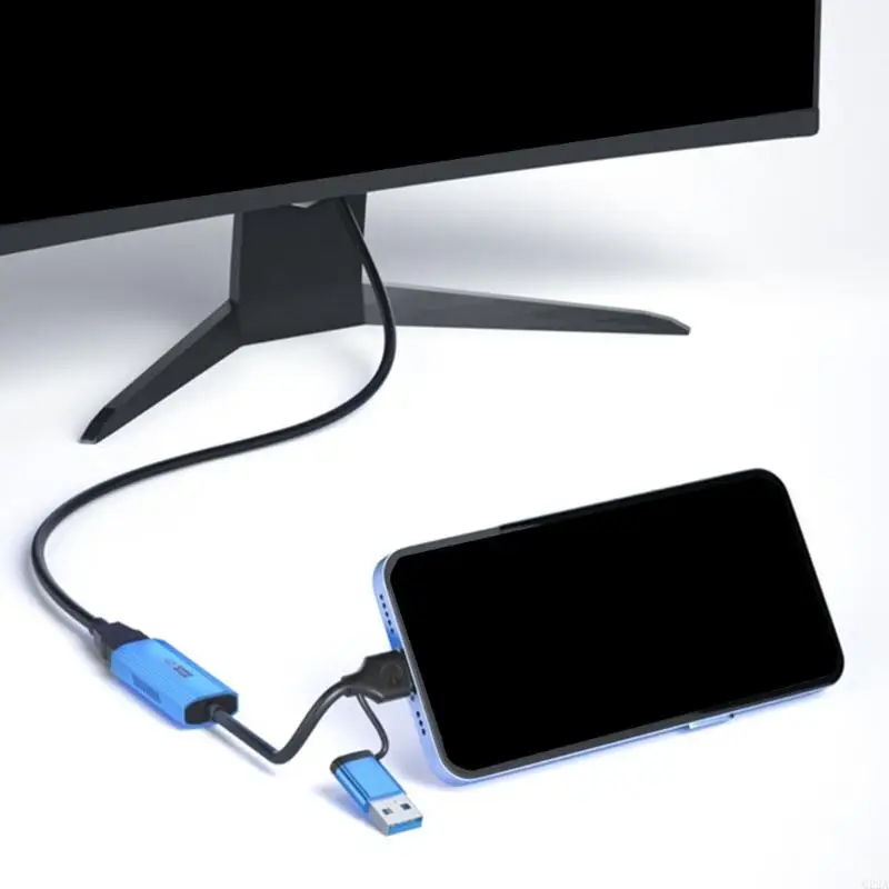 

Q22A 1080P 4K30Hz Video Adapter Lightweighted Supports 1080P Resolution And Clearly Feedback PD100W
