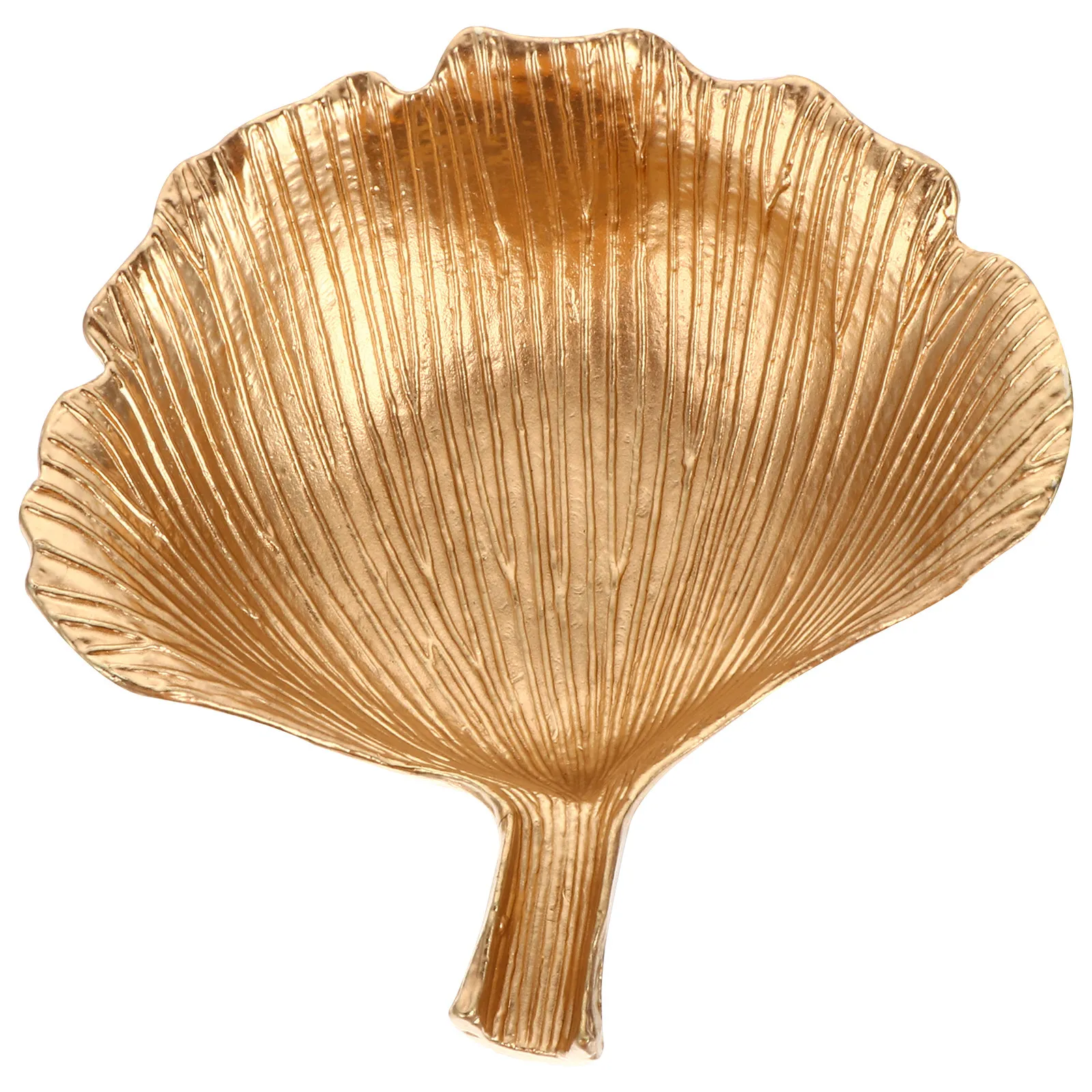

1Pcs Golden Metal Leaf Jewelry Dish Small Tray for Rings Bracelets Organizer Display Leaf Shape Tray Jewelry Dish