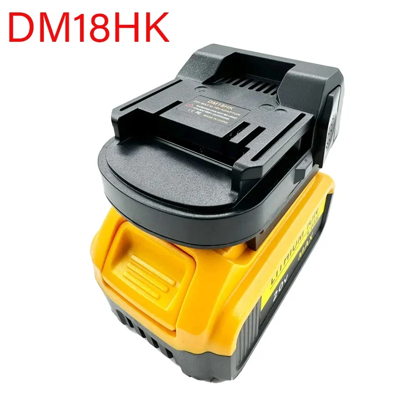 

For Milwaukee for Dewalt 18V 20V Batteries DM18HK Battery Adapter Converter for Hitachi/Hikoki 18V Lithium-Ion Power Tools