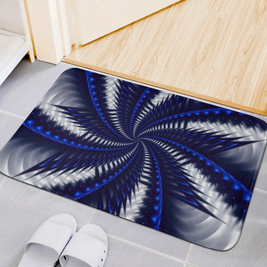 

Rug Bedroom Bathromm Carpet Vertigo Hypnotic Funny Children Girls Bedroom Living Room Cartoon Floor Mat Doormat Decor