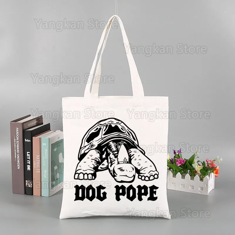 Valkyrie Shopping Bag Print Original Design White Unisex Fashion Travel Canvas Bags