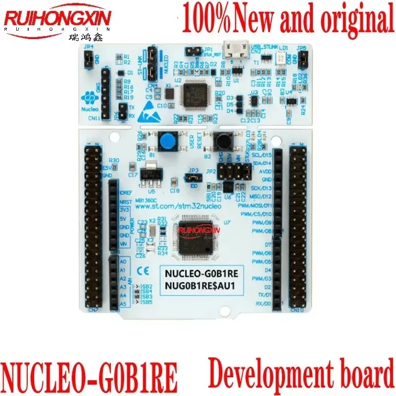 

Оригинальная точечная плата разработки NUCLEO-G0B1RE Nucleo-64 STM32G0B1RET6 микроконтроллер