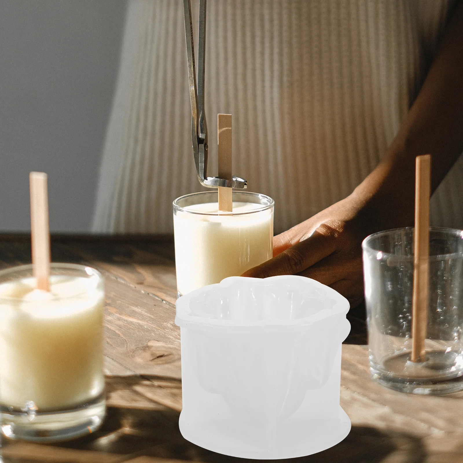 

Halloween Ghost Mold 3D Silicone DIY Wax Soap Art Crafts Easy Demould Reusable Durable Tear Resistant Halloween Party