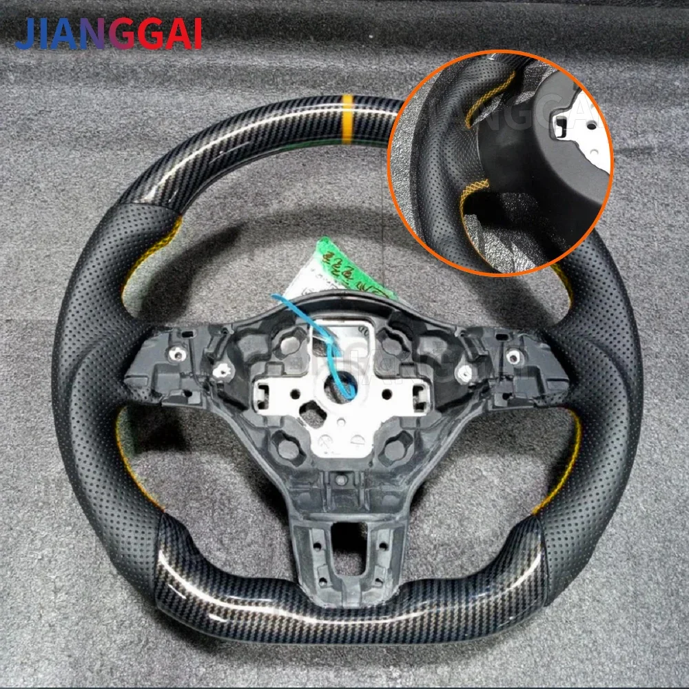 Hydro-Dip Koolstofvezel Stuurwiel Voor Volkswagen Golf 6 GTI MK6 GTD R 2009-2013 Polo GTI Tiguan Passat R-Lijn Stuurwiel